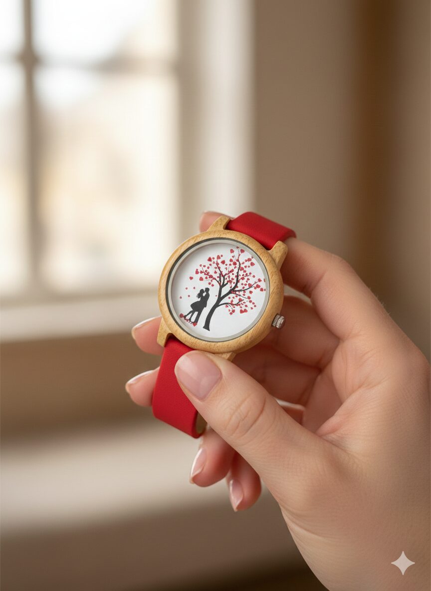 Reloj Unisex de Bambú 44mm con Movimiento Miyota | Reloj de Madera Natural, Cuarzo, Estilo Moda y Lujo - Imagen 6