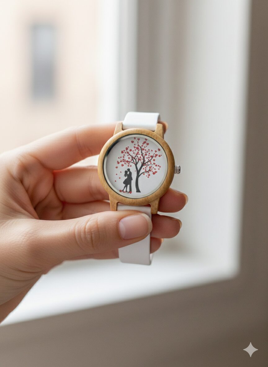 Reloj Unisex de Bambú 44mm con Movimiento Miyota | Reloj de Madera Natural, Cuarzo, Estilo Moda y Lujo - Imagen 7