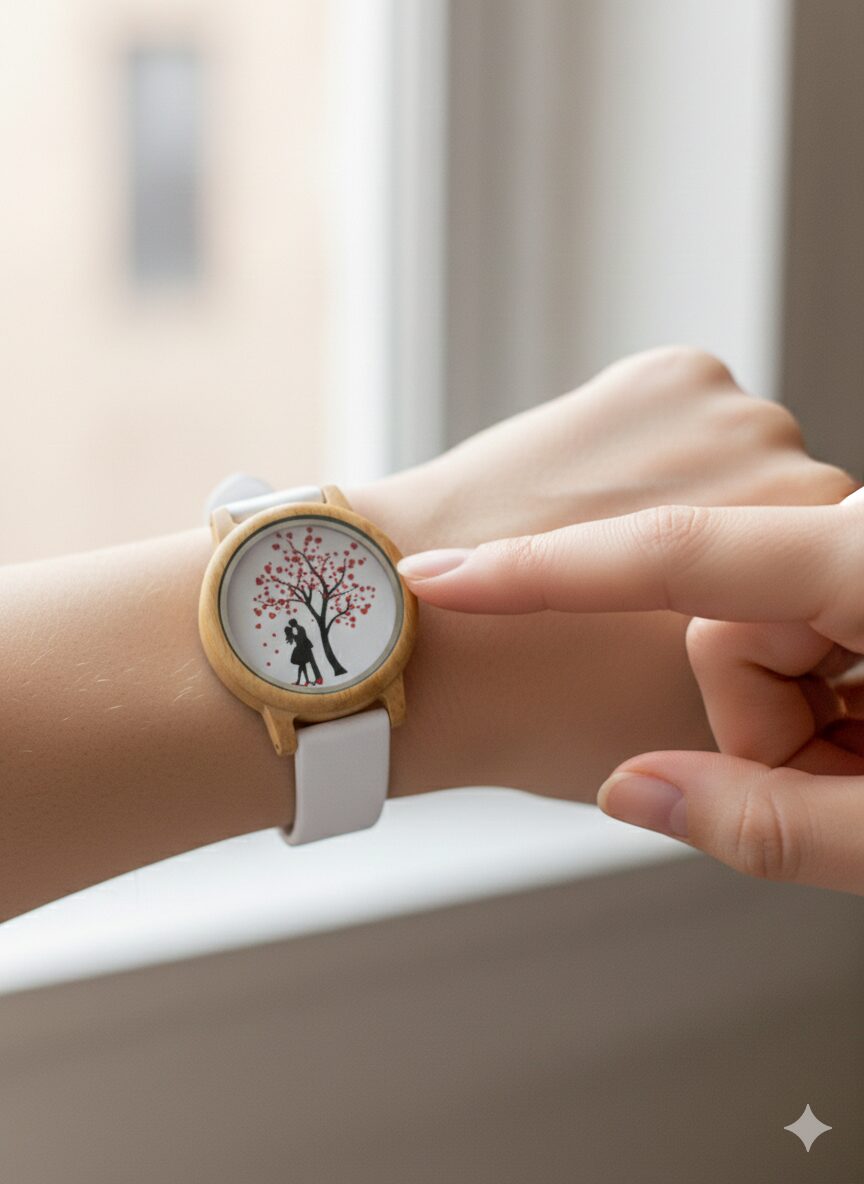 Reloj Unisex de Bambú 44mm con Movimiento Miyota | Reloj de Madera Natural, Cuarzo, Estilo Moda y Lujo - Imagen 2