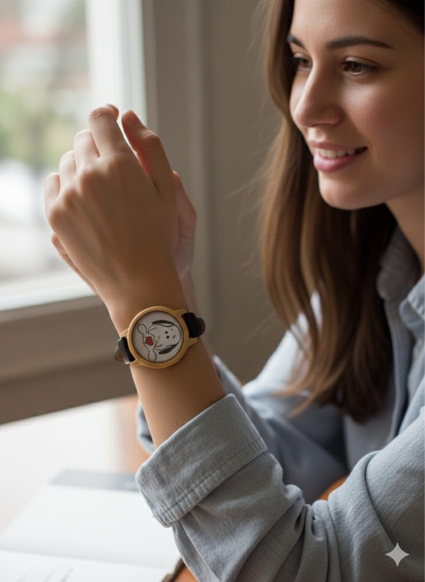 Reloj Unisex de Bambú 44mm con Movimiento Miyota | Reloj de Madera Natural, Cuarzo, Estilo Moda y Lujo - Imagen 5