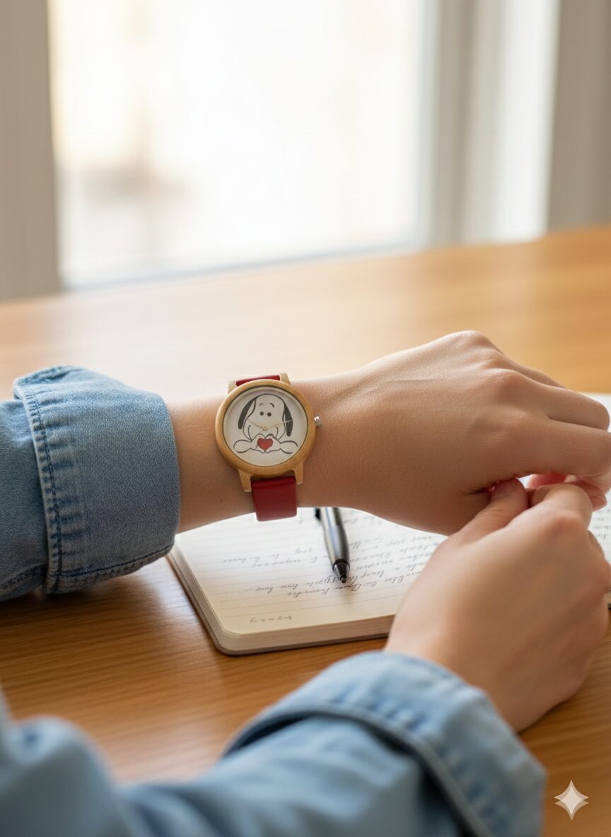 Reloj Unisex de Bambú 44mm con Movimiento Miyota | Reloj de Madera Natural, Cuarzo, Estilo Moda y Lujo - Imagen 4