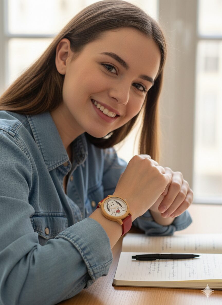 Reloj Unisex de Bambú 44mm con Movimiento Miyota | Reloj de Madera Natural, Cuarzo, Estilo Moda y Lujo - Imagen 3