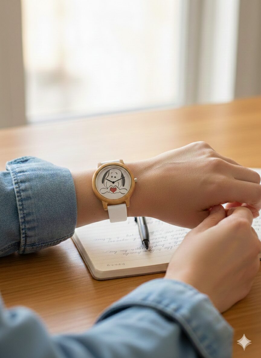 Reloj Unisex de Bambú 44mm con Movimiento Miyota | Reloj de Madera Natural, Cuarzo, Estilo Moda y Lujo - Imagen 7