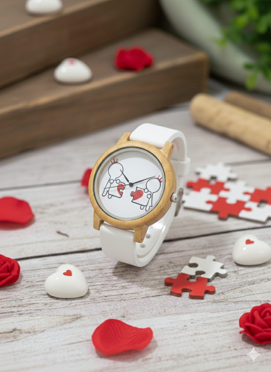 Reloj Unisex de Bambú 44mm con Movimiento Miyota | Reloj de Madera Natural, Cuarzo, Estilo Moda - Imagen 3